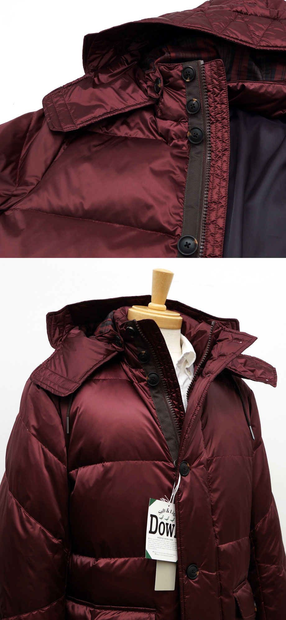 極美品▲正規品 INTERMEZZO インターメッツォ Fレザー使い シングル ベロアジャケット／テーラード ダークブラウン 織柄 M