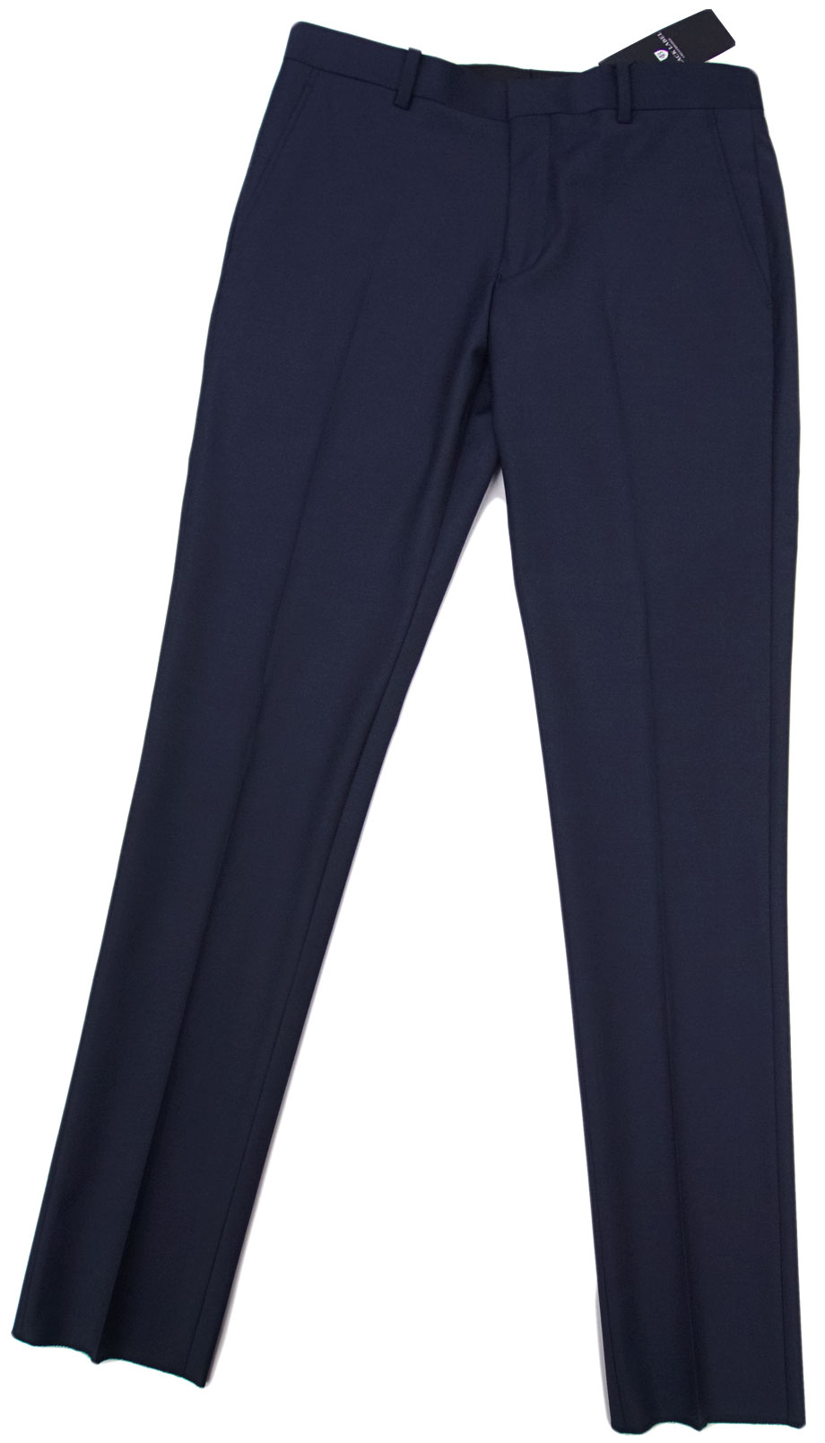 [新品]定価27500円 ブラックレーベル クレストブリッジ【M/79cm】春夏 ビジネスパンツ スリムシルエット 優れたストレッチ 防シワ加工 紺