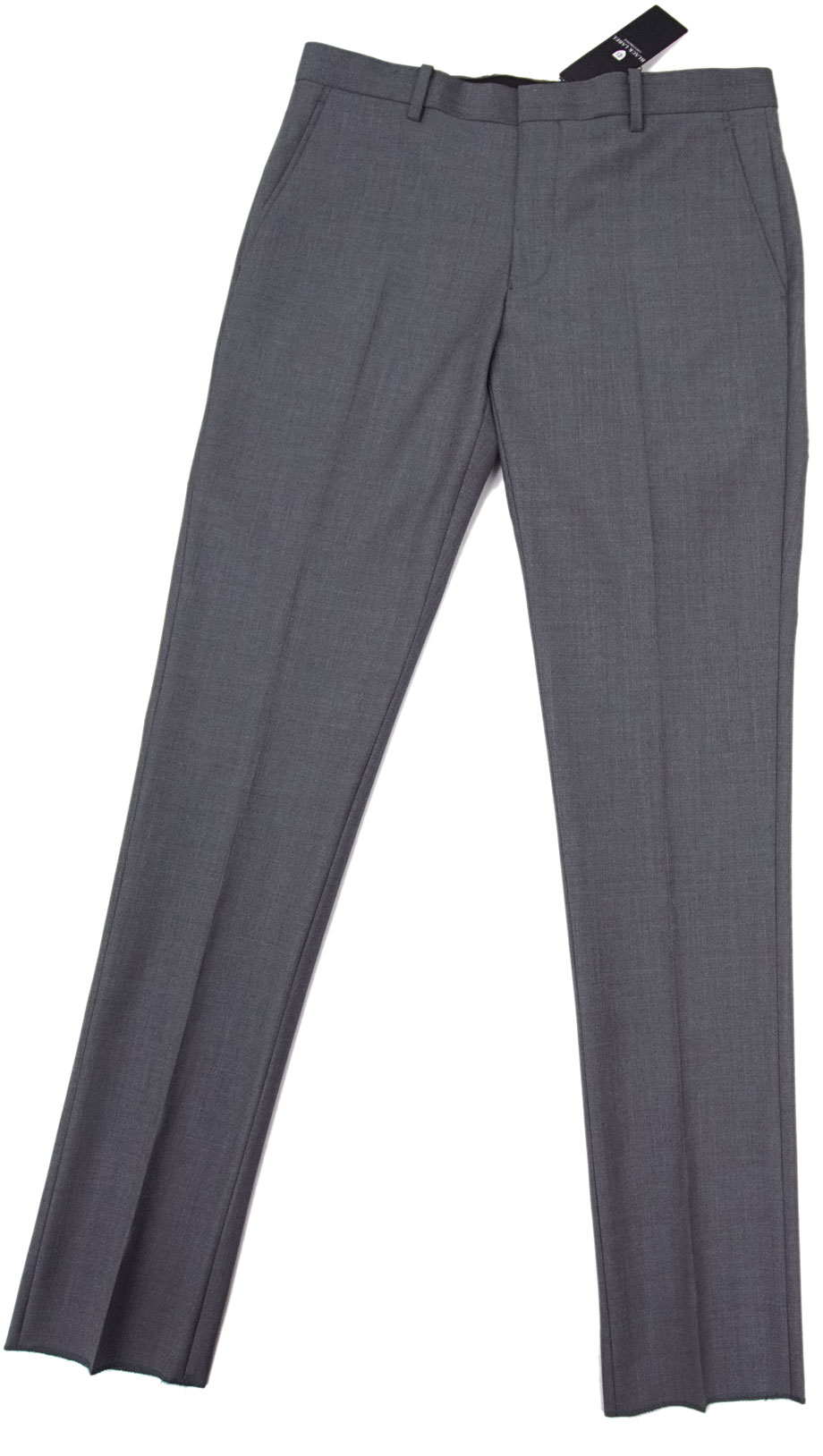 [新品]定価27500円 ブラックレーベル クレストブリッジ【LL/87cm】春夏 ビジネスパンツ スリムシルエット 優れたストレッチ 防シワ加工 灰